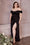 Off Shoulder Long Plus Size Prom Dress Black