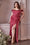 Off Shoulder Long Plus Size Prom Dress Lips