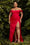 Off Shoulder Long Plus Size Prom Dress Red