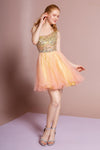 One Shoulder Homecoming Short Prom Dress - The Dress Outlet