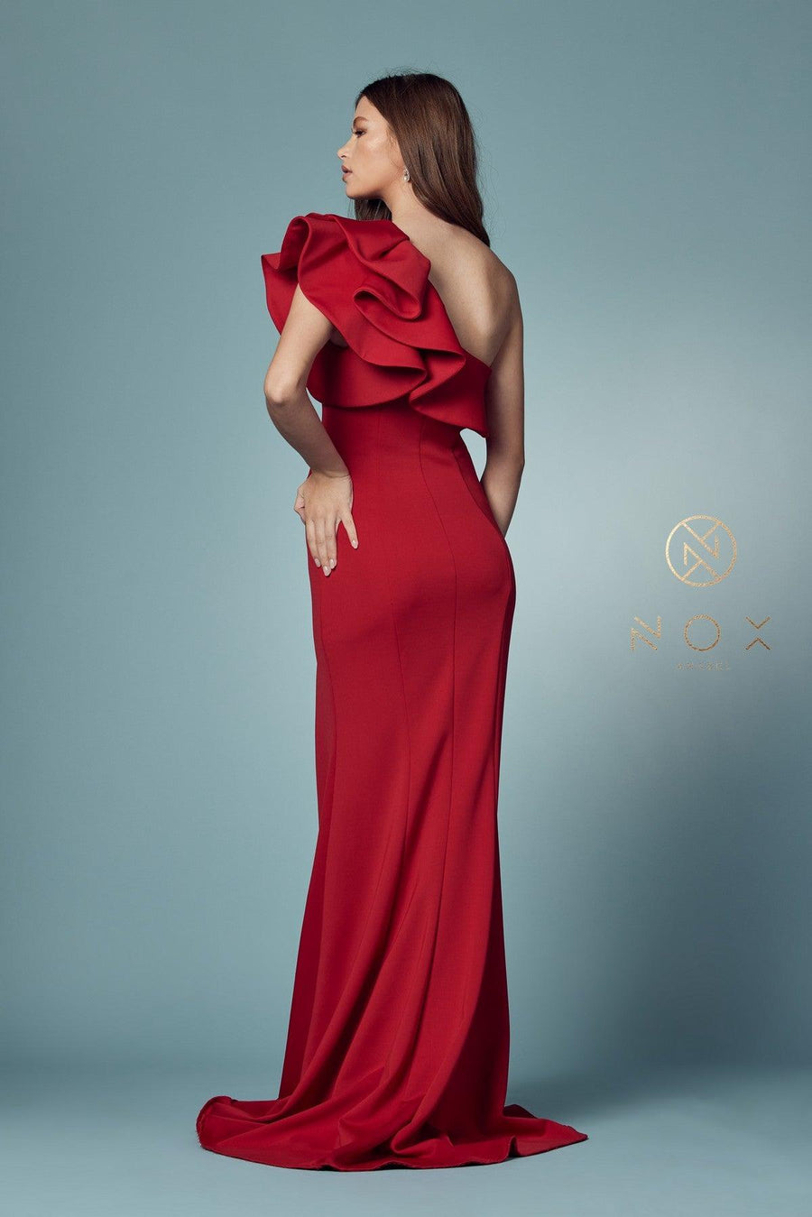 One Shoulder Sexy Long Prom Dress - The Dress Outlet