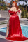 Prom Dresses Off Shoulder Prom Dress Red