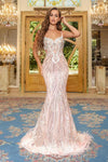 Portia and Scarlett Long Fitted Prom Dress PS22288 - The Dress Outlet