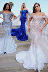 Portia and Scarlett Long Formal Mermaid Gown 22353 - The Dress Outlet