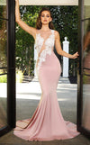 Portia and Scarlett Long Fitted Prom Dress PS21108 - The Dress Outlet