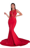 Portia and Scarlett Long Fitted Prom Dress PS21108 - The Dress Outlet