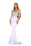 Portia And Scarlett Long Fitted Prom Dress PS5026 - The Dress Outlet