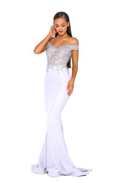 Portia And Scarlett Long Fitted Prom Dress PS5026 - The Dress Outlet