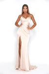 Portia and Scarlett Long Formal STEPHANIE GOWN SHINNY - The Dress Outlet