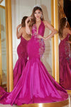 Portia and Scarlett Long Halter Prom Dress PS22343 - The Dress Outlet