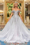 Portia and Scarlett Long Prom Ball Gown 22953 - The Dress Outlet