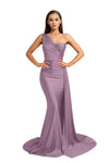 Portia and Scarlett  Long Single Shoulder Prom Dress PS6321 - The Dress Outlet