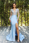 Portia and Scarlett Long Sleeve Prom Dress 21194 - The Dress Outlet