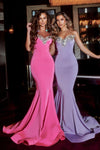 Portia and Scarlett Prom Fitted Long Gown PS23185 - The Dress Outlet