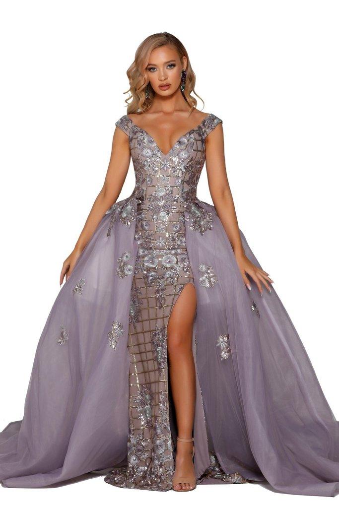 Portia and Scarlett Prom Long Formal Dress 6094 - The Dress Outlet