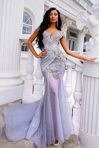 Portia and Scarlett Prom Long Formal Gown PS22959 - The Dress Outlet