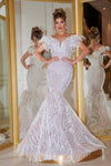 Portia and Scarlett Prom Long Mermaid Dress 22227 - The Dress Outlet