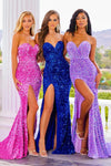 Portia and Scarlett Prom Long Strapless Dress 22348 - The Dress Outlet