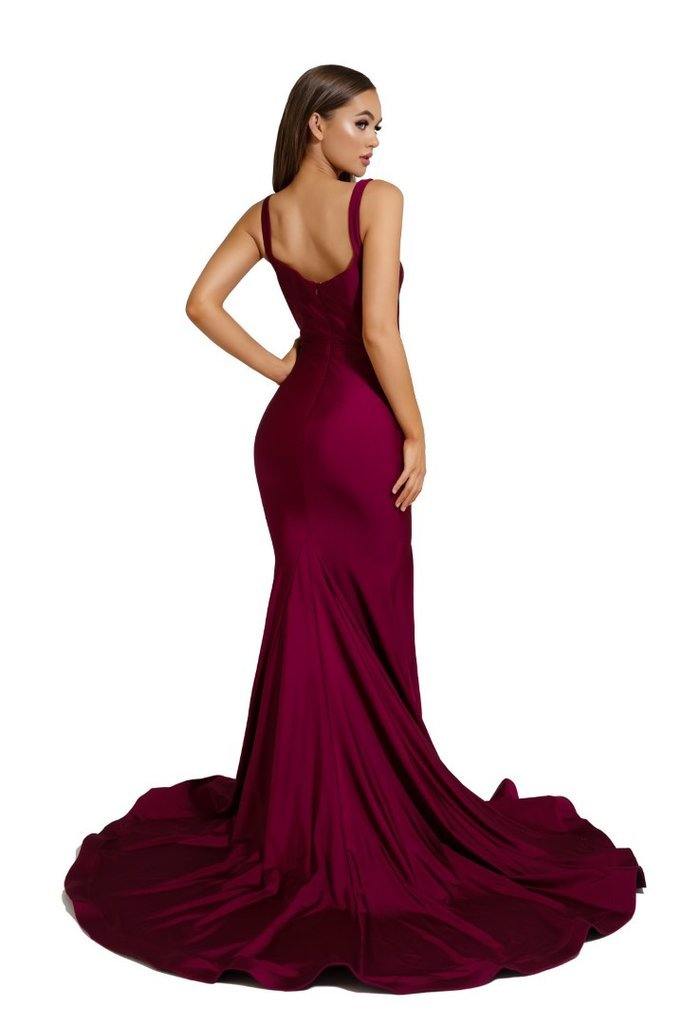 Portia And Scarlett Sexy Long Fitted Prom Dress PS6339 - The Dress Outlet