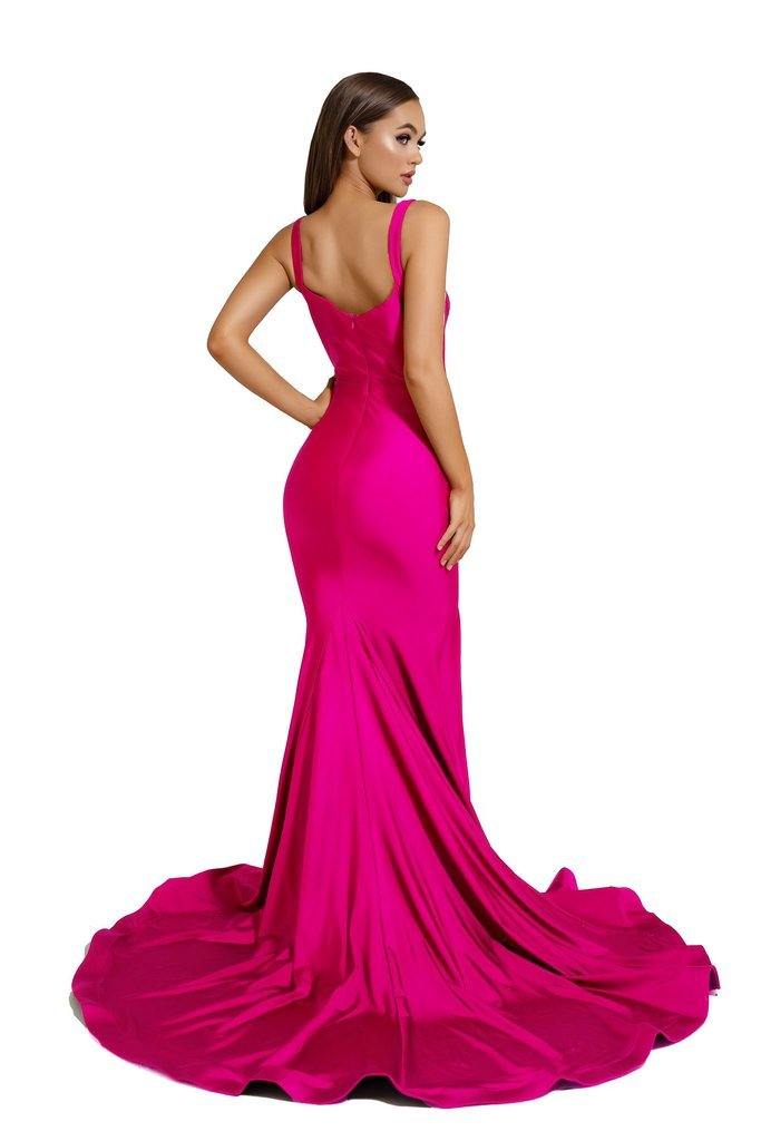 Portia And Scarlett Sexy Long Fitted Prom Dress PS6339 - The Dress Outlet