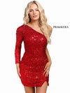 Primavera Couture Beaded Short Prom Dress 3853 - The Dress Outlet