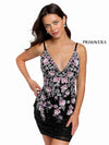 Primavera Couture Fitted Short Prom Dress 3862 - The Dress Outlet