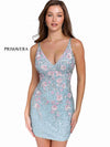 Primavera Couture Fitted Short Prom Dress 3862 - The Dress Outlet