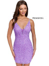 Primavera Couture Homecoming Short Beaded Dress 3572 - The Dress Outlet