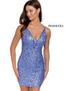 Primavera Couture Homecoming Short Beaded Dress 3572 - The Dress Outlet