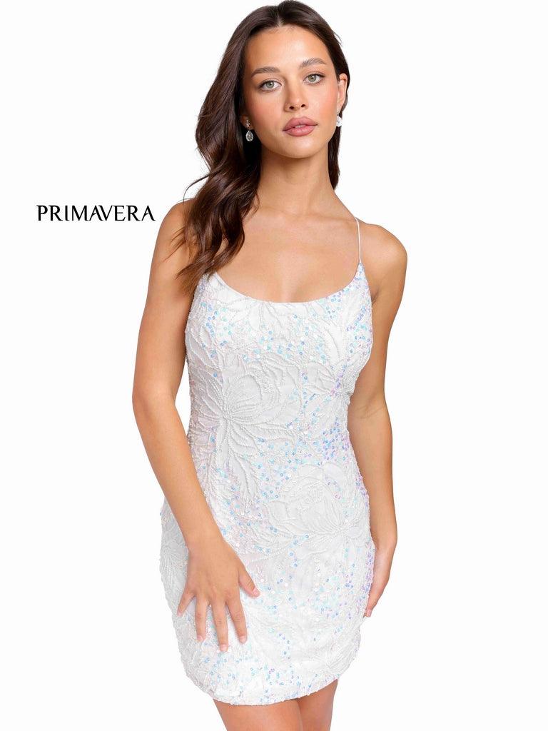 Primavera Couture Prom Fitted Sexy Short Dress 3835 - The Dress Outlet