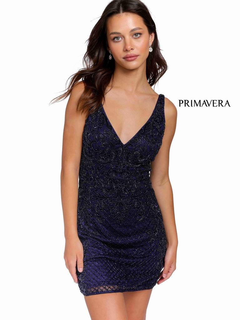 Primavera Couture Prom Short Cocktail Dress 3827 - The Dress Outlet