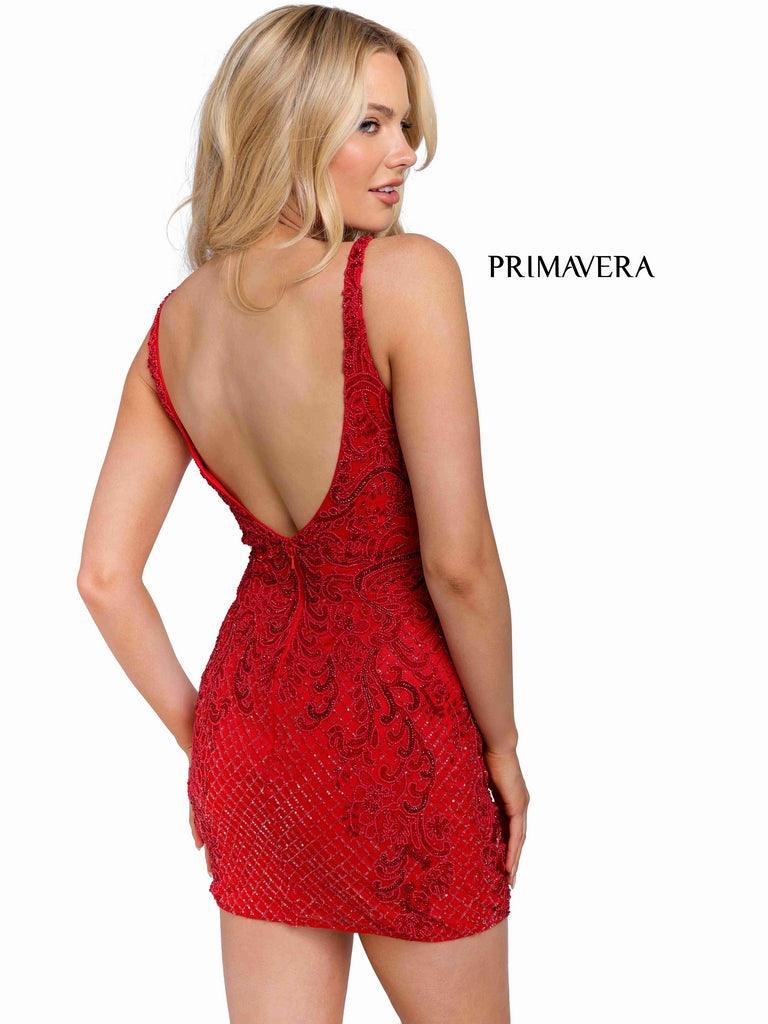 Primavera Couture Prom Short Cocktail Dress 3827 - The Dress Outlet