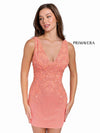 Primavera Couture Prom Short Fitted Dress 3807 - The Dress Outlet