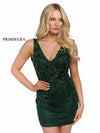 Primavera Couture Prom Short Fitted Dress 3807 - The Dress Outlet