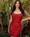 Primavera Couture Short Beaded Prom Dress 3351 - The Dress Outlet