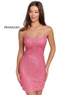 Primavera Couture Short Beaded Prom Dress 3351 - The Dress Outlet