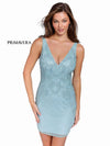 Primavera Couture Short Beaded Prom Dress 3826 - The Dress Outlet