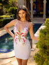 Primavera Couture Short Beaded Sexy Prom Dress 3821 - The Dress Outlet