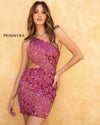 Primavera Couture Short Fitted Dress 3504 - The Dress Outlet