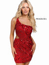 Primavera Couture Short Fitted Dress 3504 - The Dress Outlet