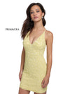 Primavera Couture Short Fitted Homecoming Dress 3138 - The Dress Outlet