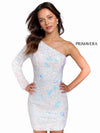 Primavera Couture Short Fitted Prom Dress 3839 - The Dress Outlet