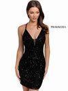 Primavera Couture Short Prom Fitted Dress 3832 - The Dress Outlet