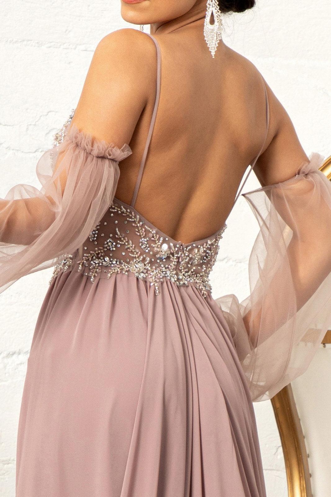 Prom Long Formal Chiffon Evening Dress - The Dress Outlet