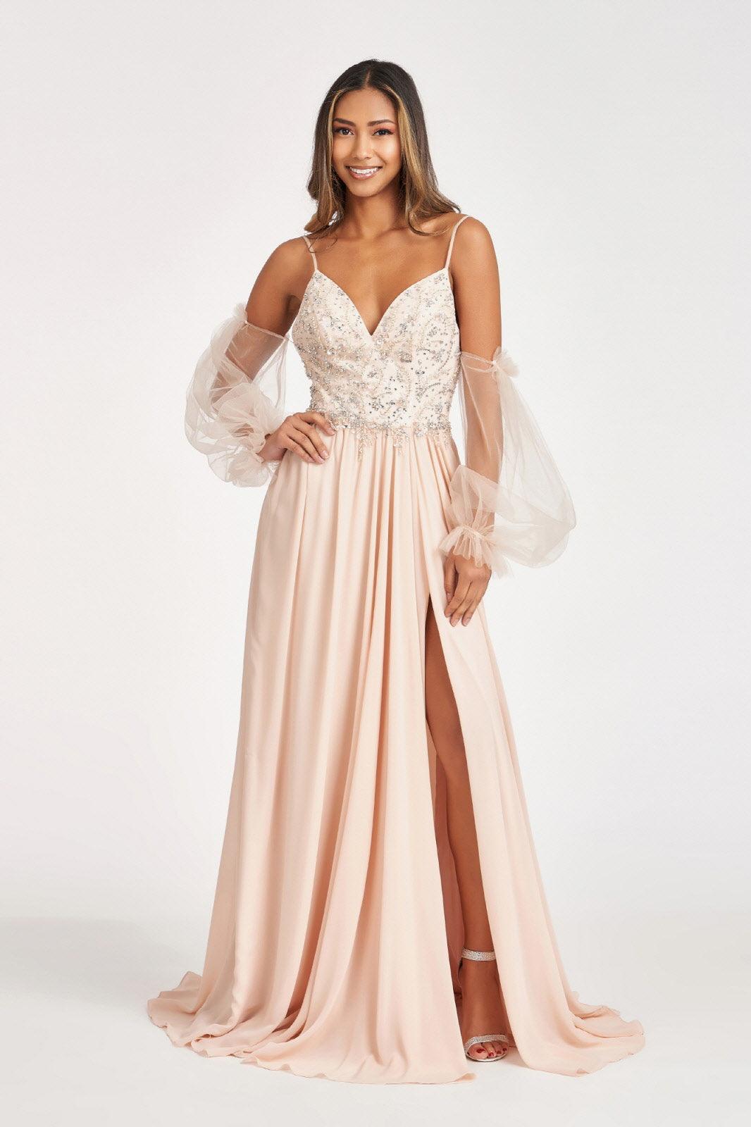 Prom Long Formal Chiffon Evening Dress - The Dress Outlet