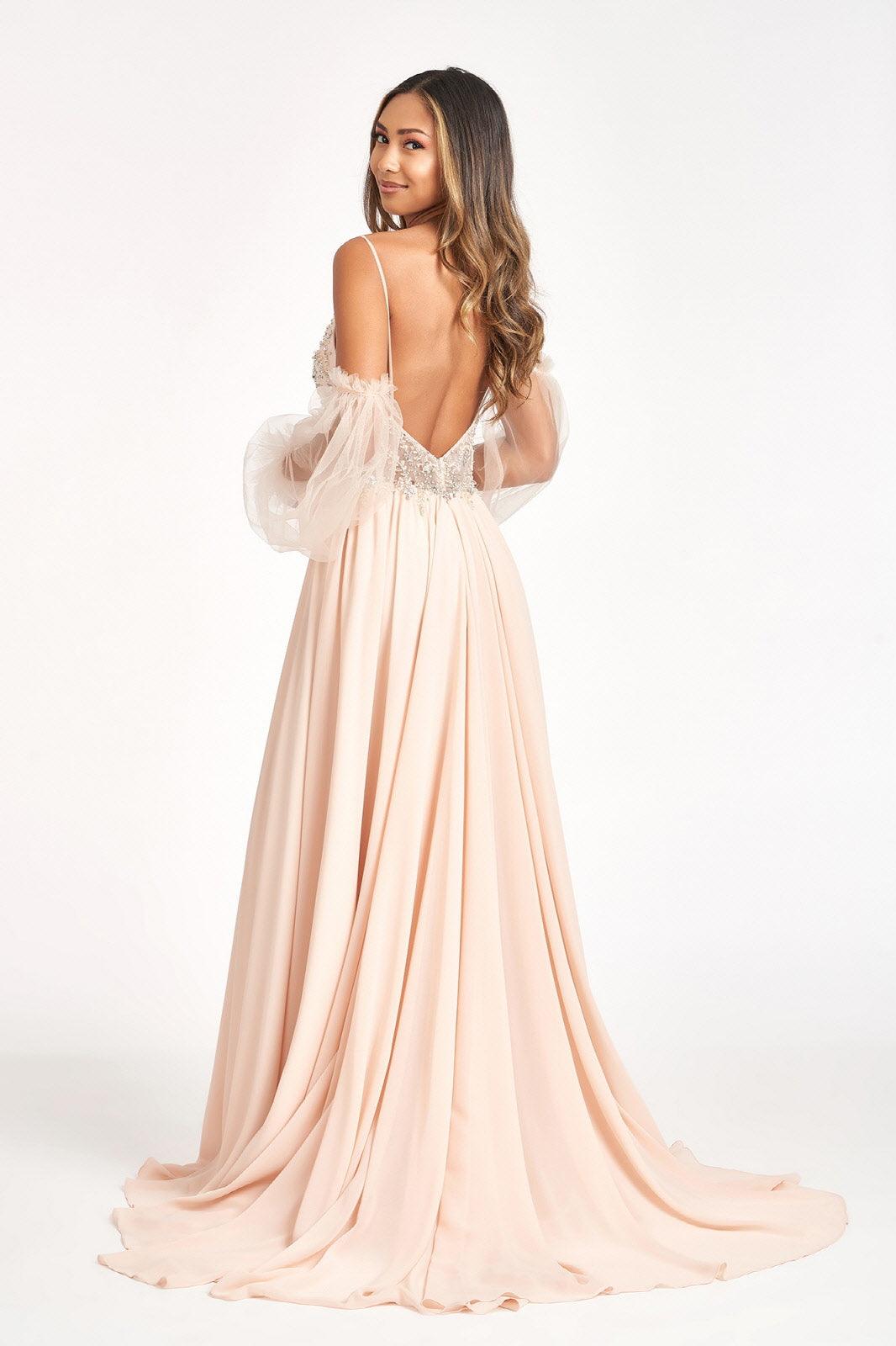 Prom Long Formal Chiffon Evening Dress - The Dress Outlet