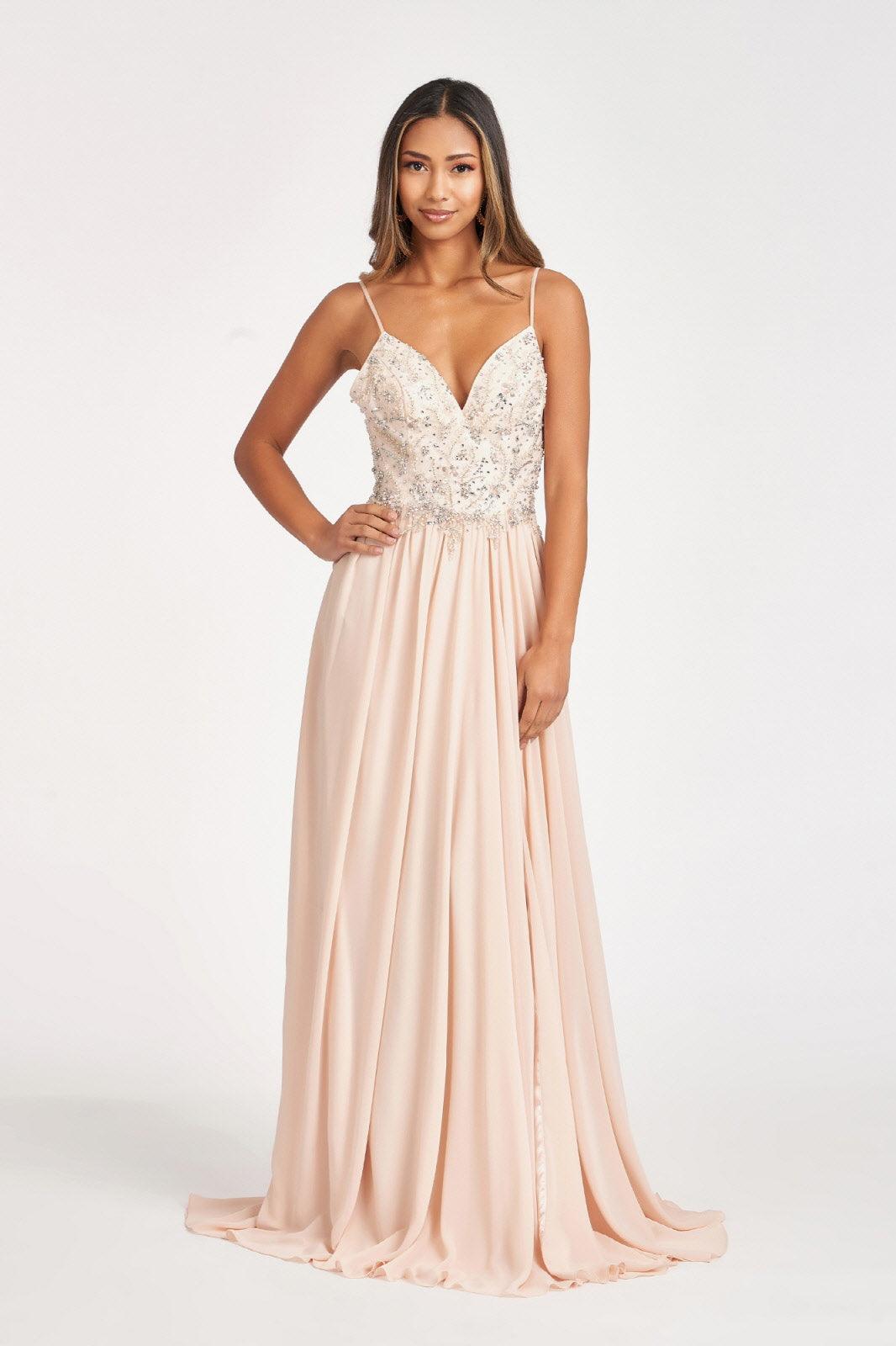 Prom Long Formal Chiffon Evening Dress - The Dress Outlet