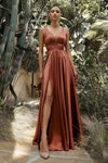 Prom Long High Slit Dress - The Dress Outlet