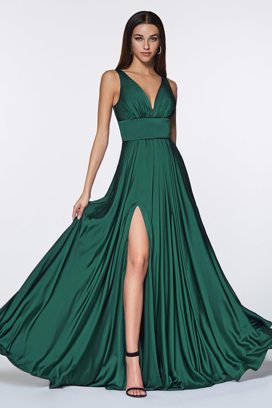 Prom Long High Slit Dress - The Dress Outlet