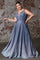 Prom Long Plus Size Evening Dress Navy